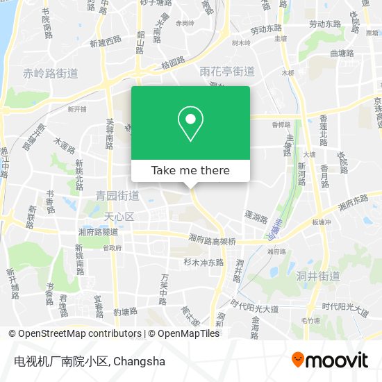 电视机厂南院小区 map