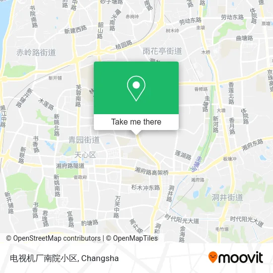 电视机厂南院小区 map
