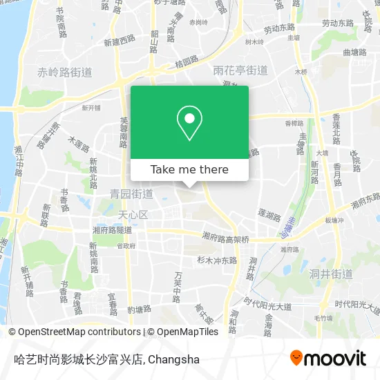 哈艺时尚影城长沙富兴店 map