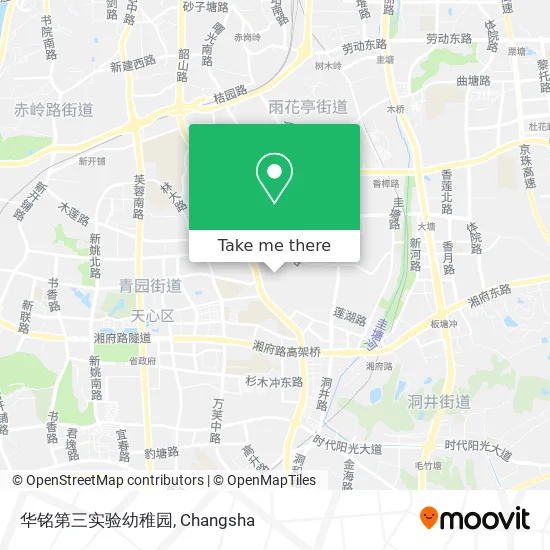 华铭第三实验幼稚园 map