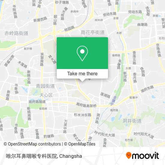 唯尔耳鼻咽喉专科医院 map