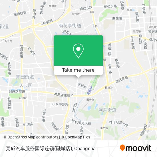 壳威汽车服务国际连锁(融城店) map