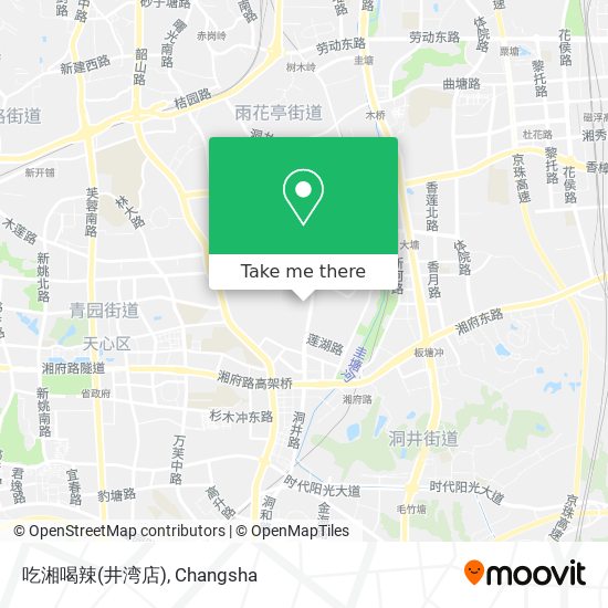 吃湘喝辣(井湾店) map