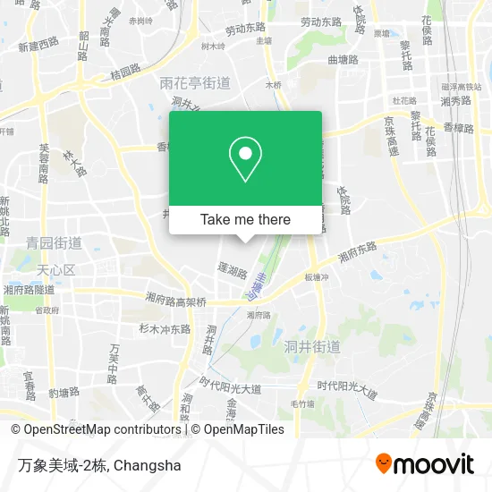 万象美域-2栋 map