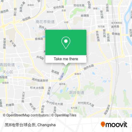 黑8地带台球会所 map