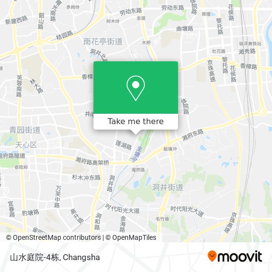 山水庭院-4栋 map