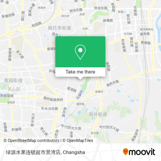 绿源水果连锁超市景湾店 map