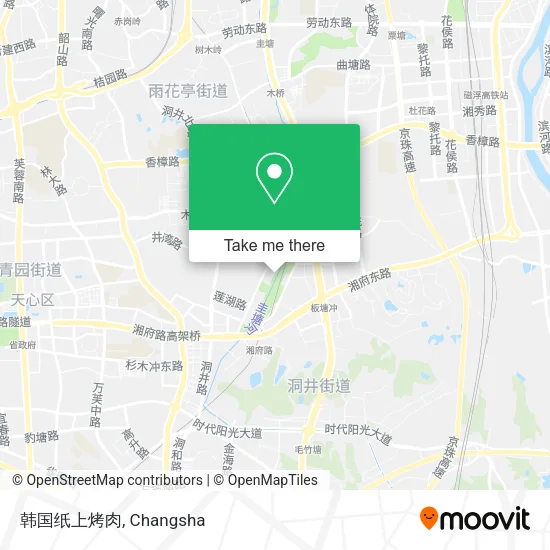 韩国纸上烤肉 map
