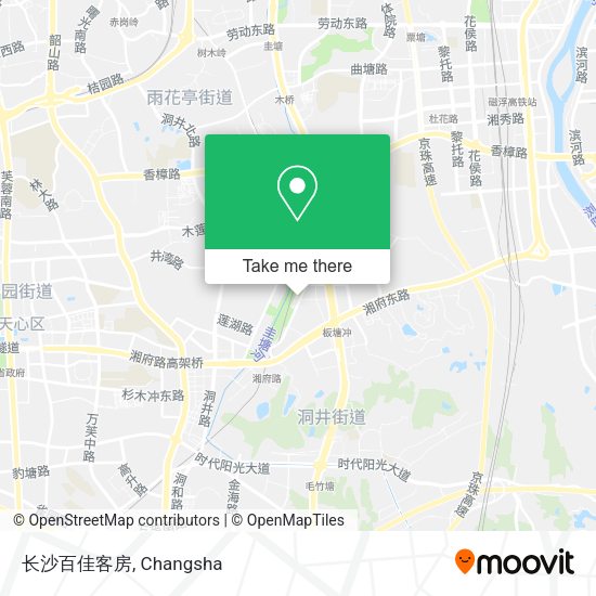 长沙百佳客房 map