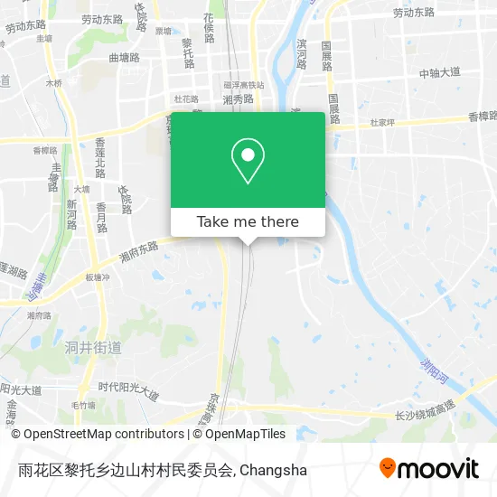 雨花区黎托乡边山村村民委员会 map