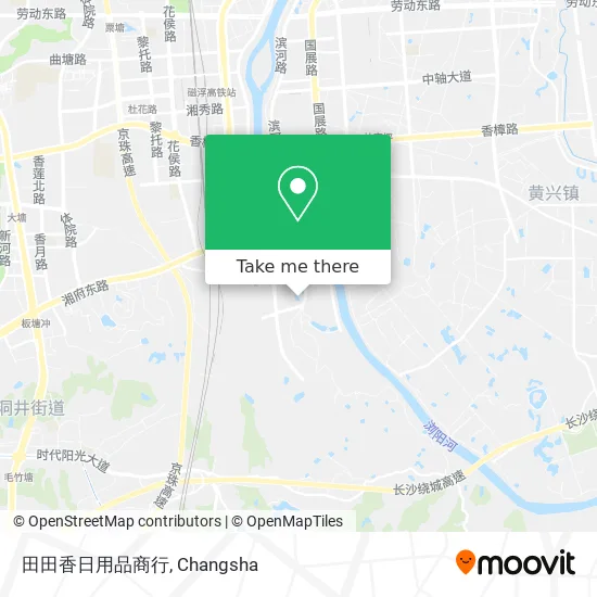 田田香日用品商行 map