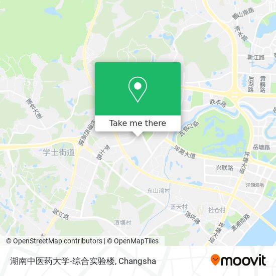 湖南中医药大学-综合实验楼 map