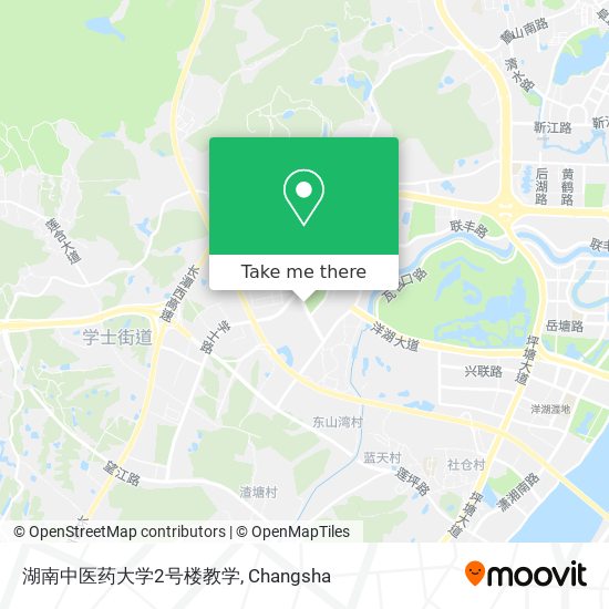 湖南中医药大学2号楼教学 map