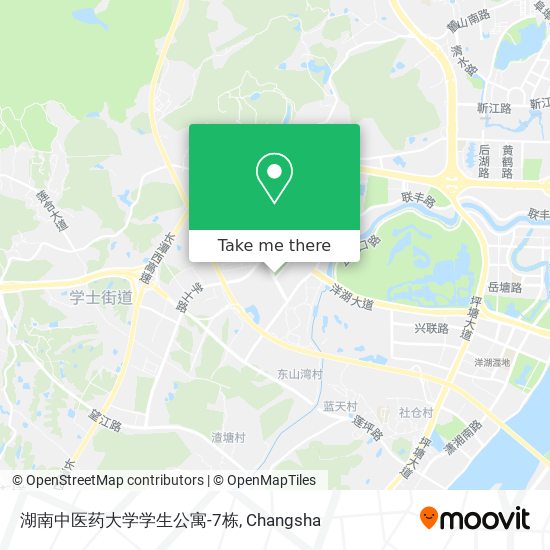 湖南中医药大学学生公寓-7栋 map