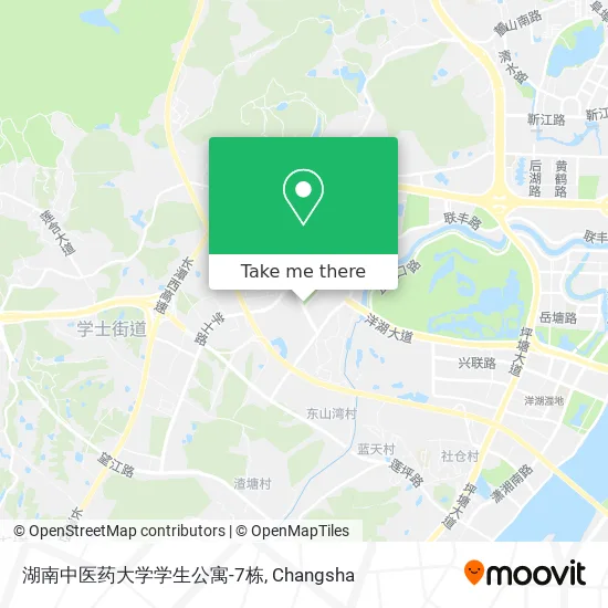 湖南中医药大学学生公寓-7栋 map