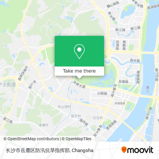 长沙市岳麓区防汛抗旱指挥部 map