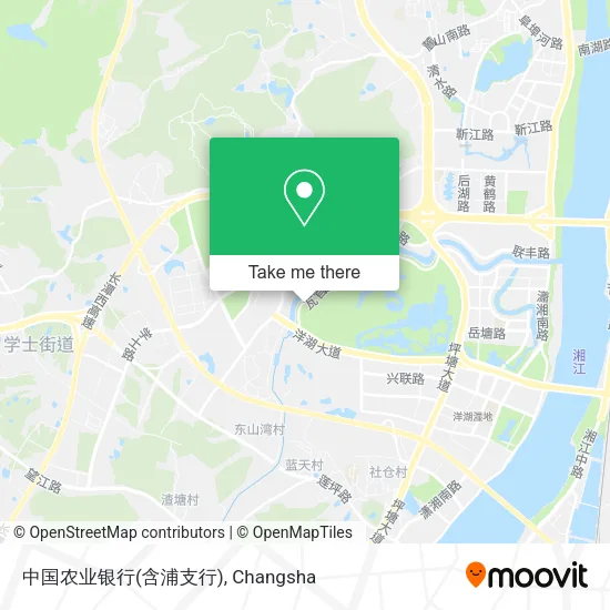 中国农业银行(含浦支行) map