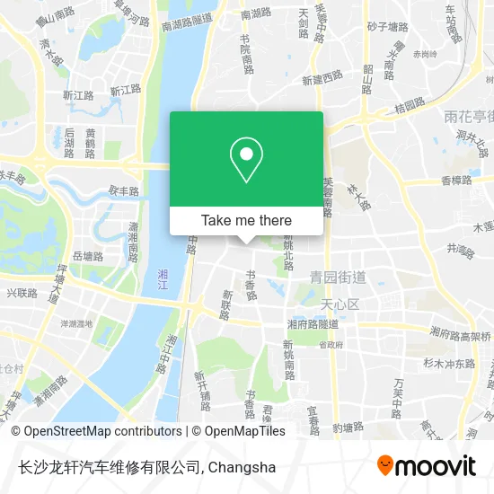 长沙龙轩汽车维修有限公司 map