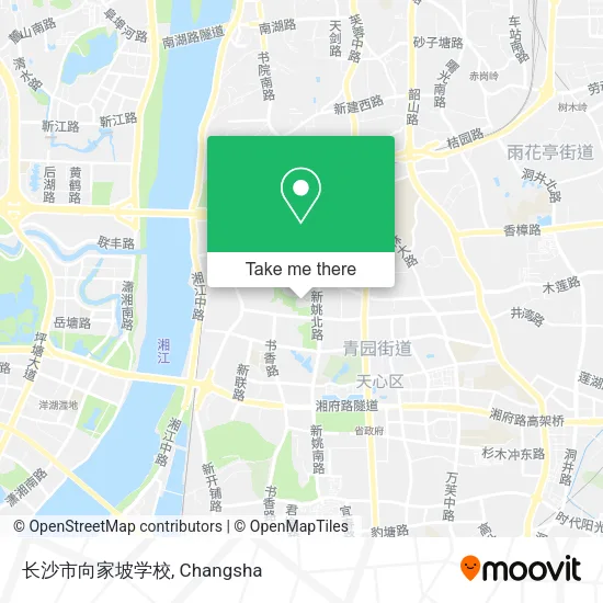 长沙市向家坡学校 map