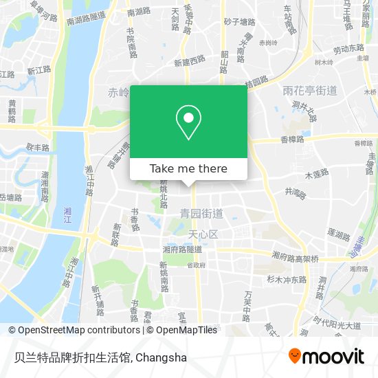 贝兰特品牌折扣生活馆 map