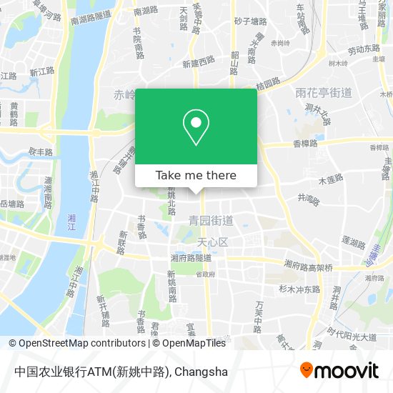 中国农业银行ATM(新姚中路) map