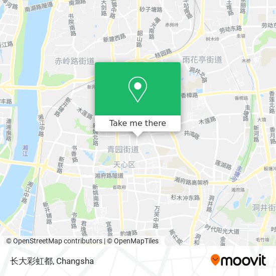 长大彩虹都 map