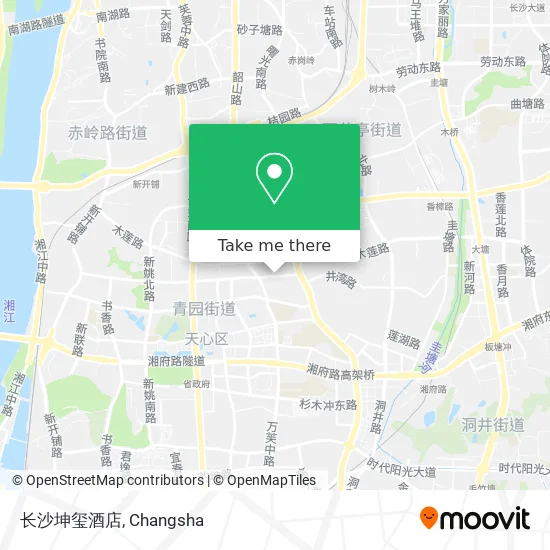 长沙坤玺酒店 map