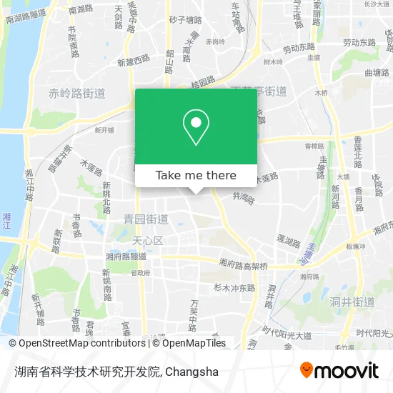 湖南省科学技术研究开发院 map