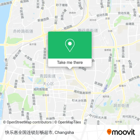 快乐惠全国连锁彭畅超市 map