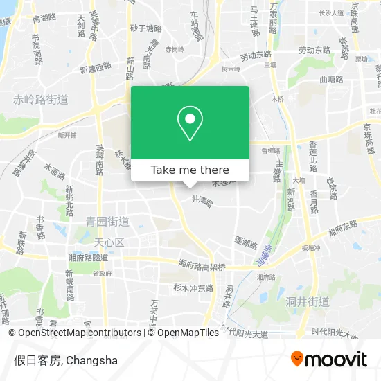 假日客房 map