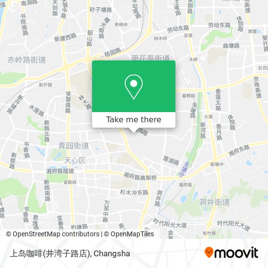 上岛咖啡(井湾子路店) map