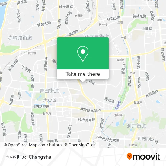 恒盛世家 map