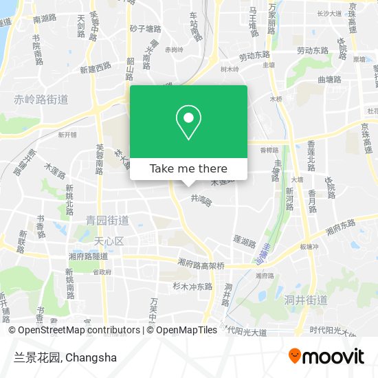 兰景花园 map
