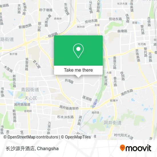 长沙源升酒店 map