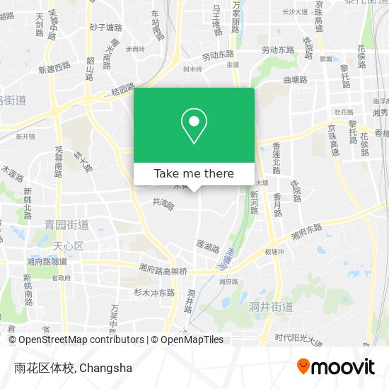 雨花区体校 map