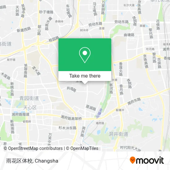 雨花区体校 map