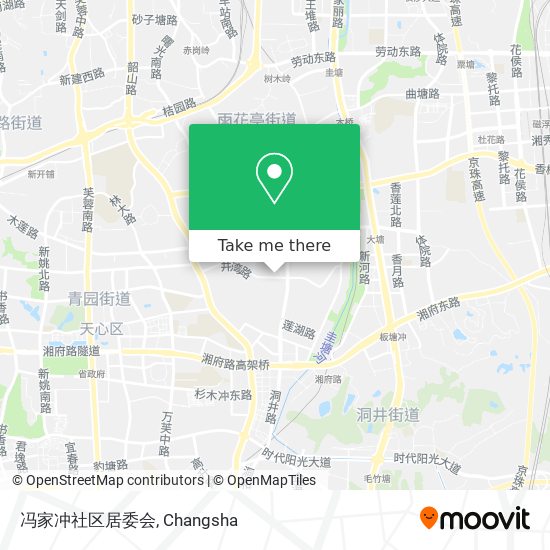 冯家冲社区居委会 map
