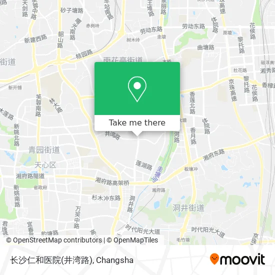 长沙仁和医院(井湾路) map