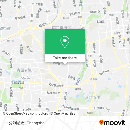 一分利超市 map