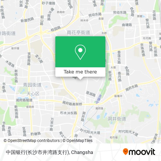 中国银行(长沙市井湾路支行) map