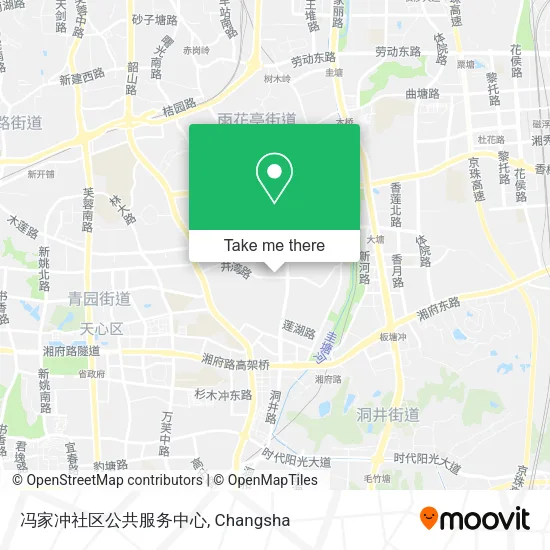 冯家冲社区公共服务中心 map