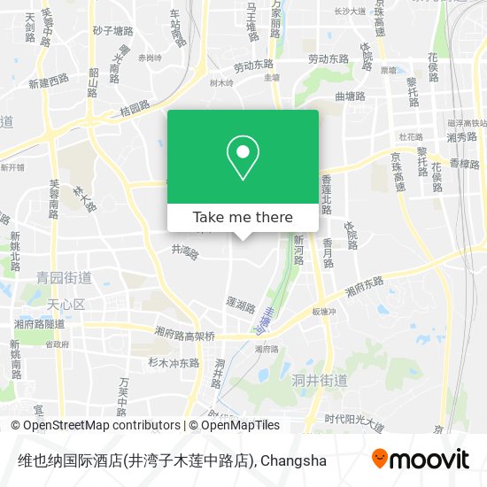 维也纳国际酒店(井湾子木莲中路店) map