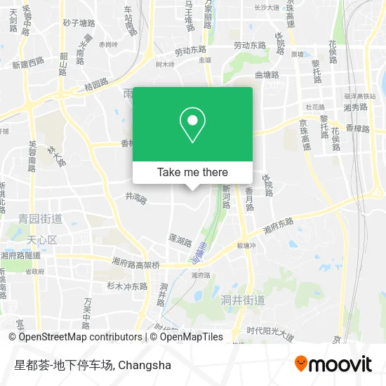 星都荟-地下停车场 map