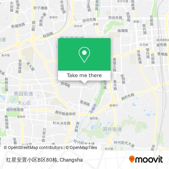 红星安置小区B区80栋 map