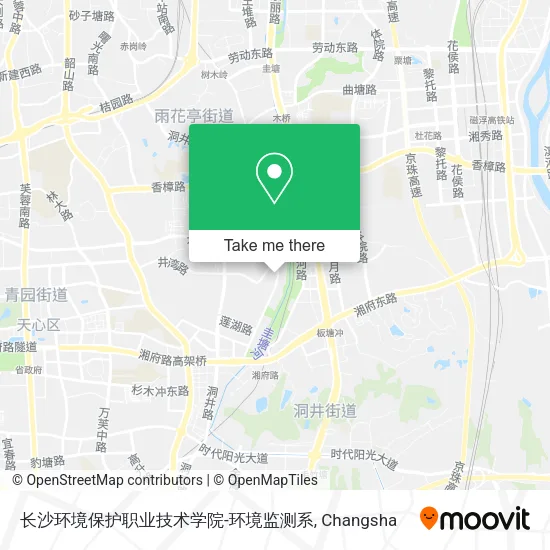 长沙环境保护职业技术学院-环境监测系 map