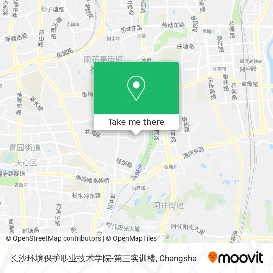 长沙环境保护职业技术学院-第三实训楼 map