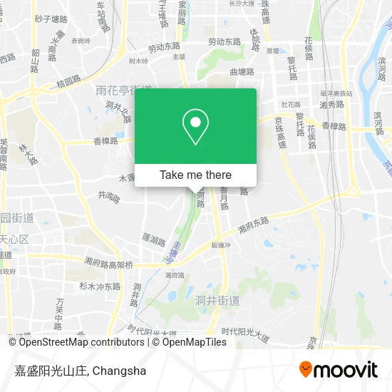 嘉盛阳光山庄 map