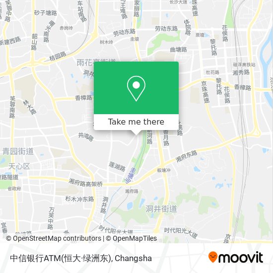 中信银行ATM(恒大·绿洲东) map