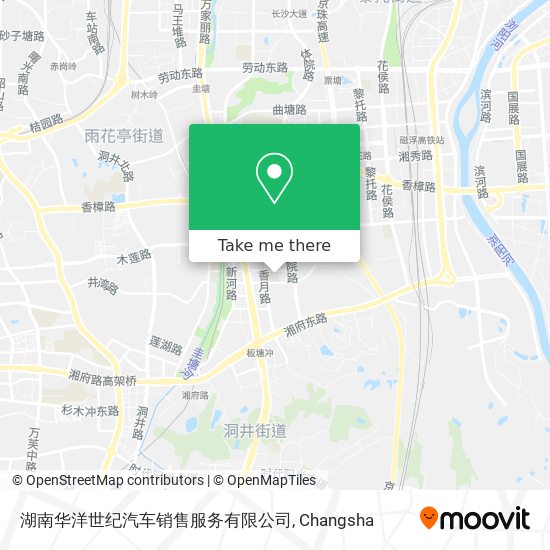 湖南华洋世纪汽车销售服务有限公司 map