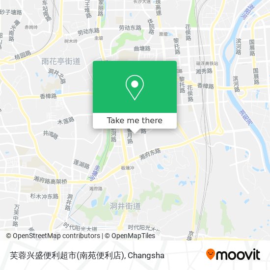 芙蓉兴盛便利超市(南苑便利店) map